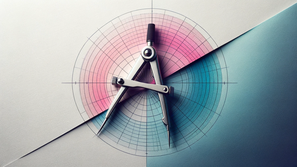 DALL·E 2023-10-16 09.22.24 - Foto em High Definition de um compasso desenhando um círculo perfeito sobre um papel texturizado, simbolizando a precisão e a consistência necessárias